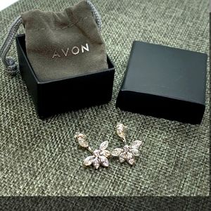 Stunning Sterling Silver Back and Front Earrings